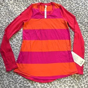 Rare Lululemon Seawheeze Tuck and Flow Long Sleeve